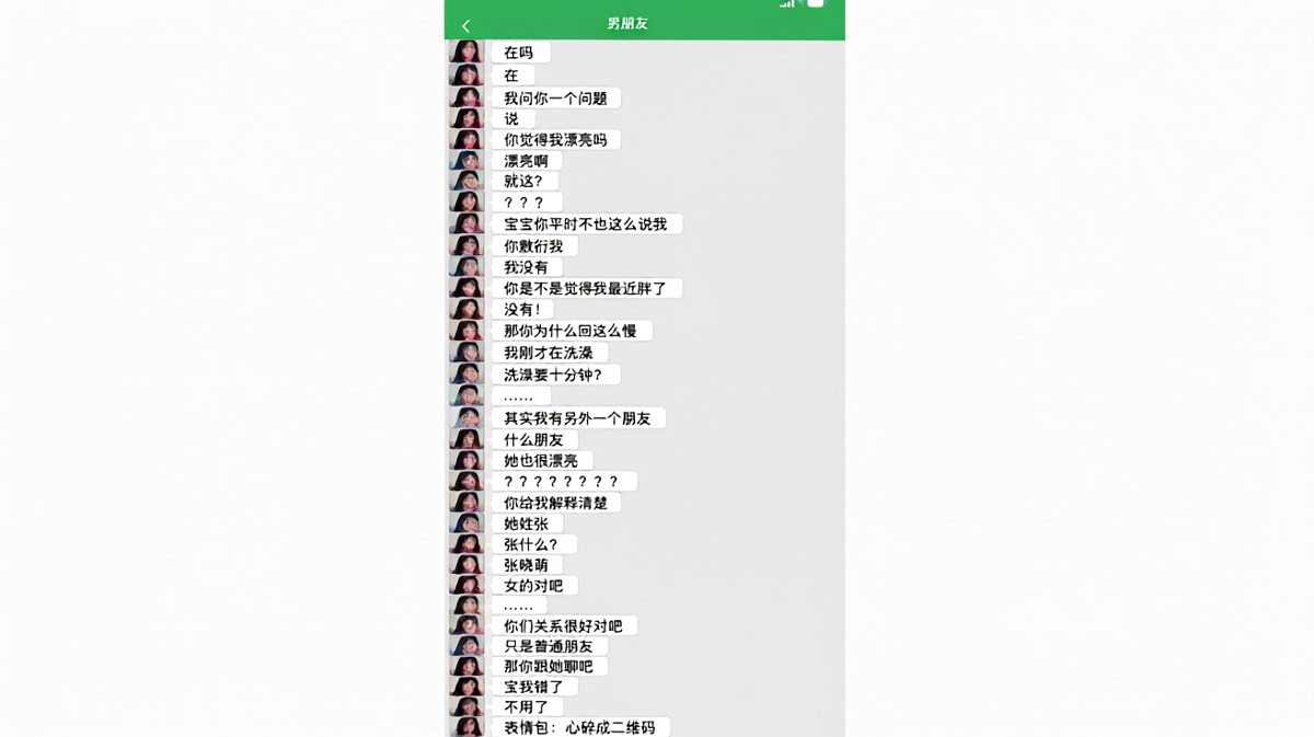 以为在试探真心，结果把自己试探成了前任。