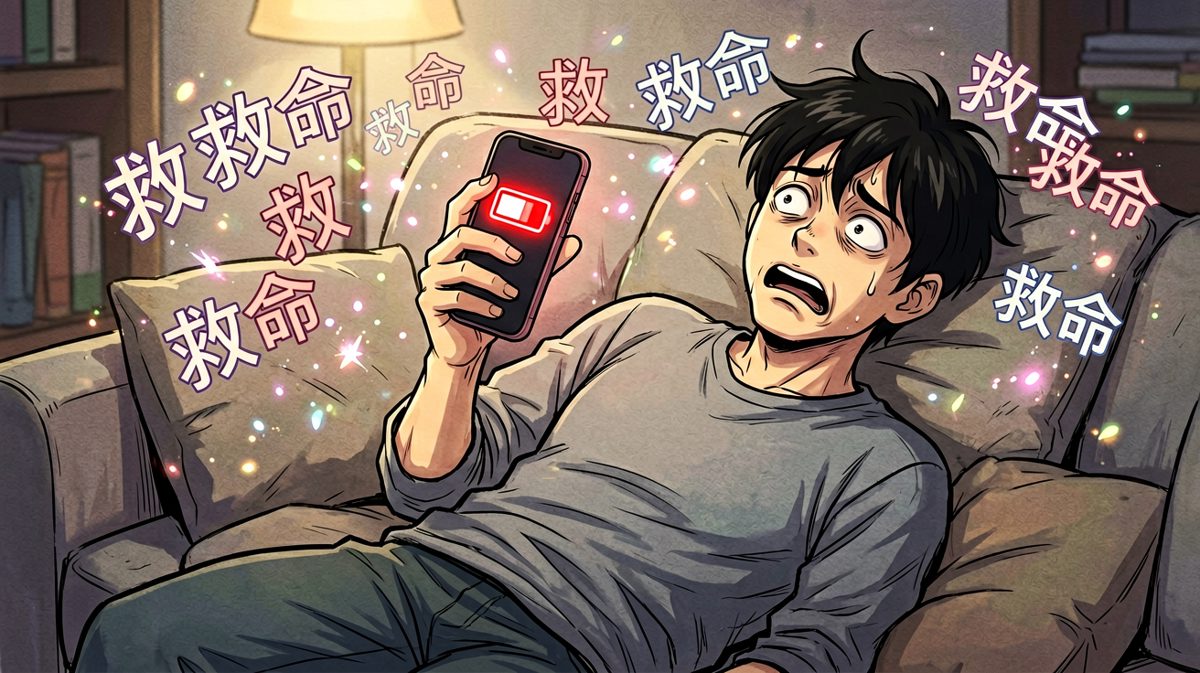 电量1%的那一刻，我的人生也亮了。