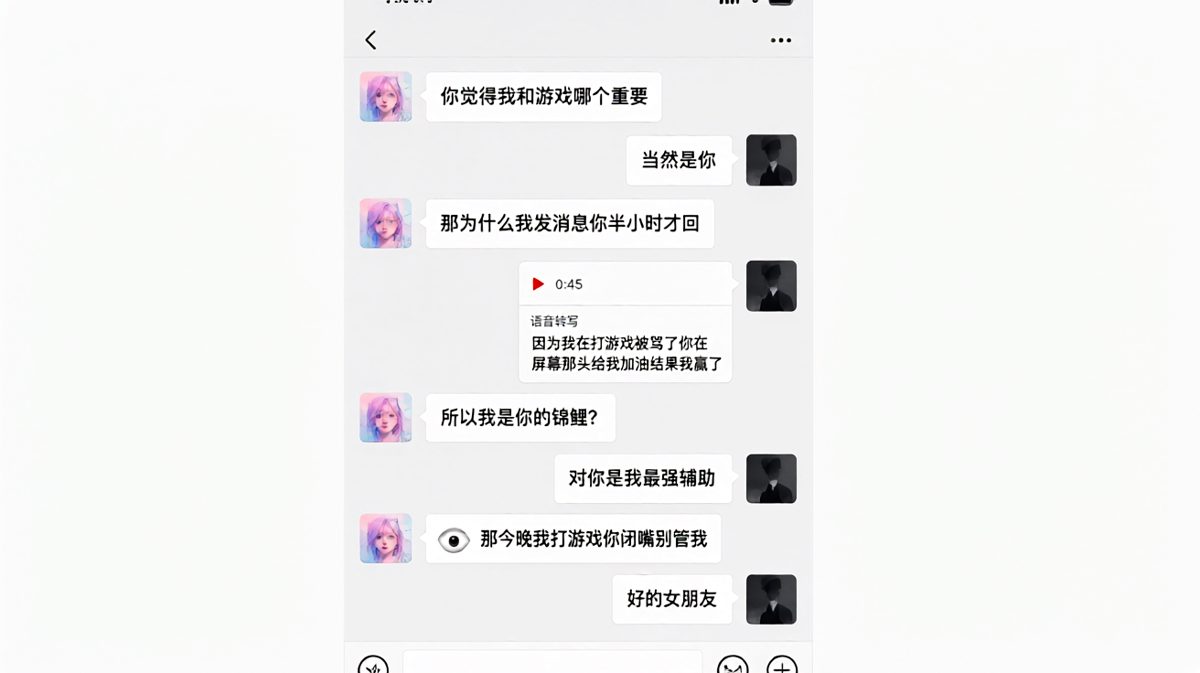 我和游戏哪个重要？这题的标准答案不是'你'而是'你是锦鲤别骂我'