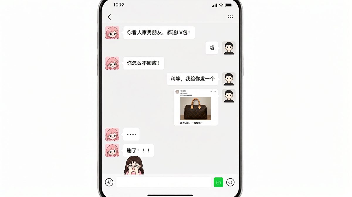 拿我和别人男朋友比？我直接亮出你闺蜜收包的朋友圈