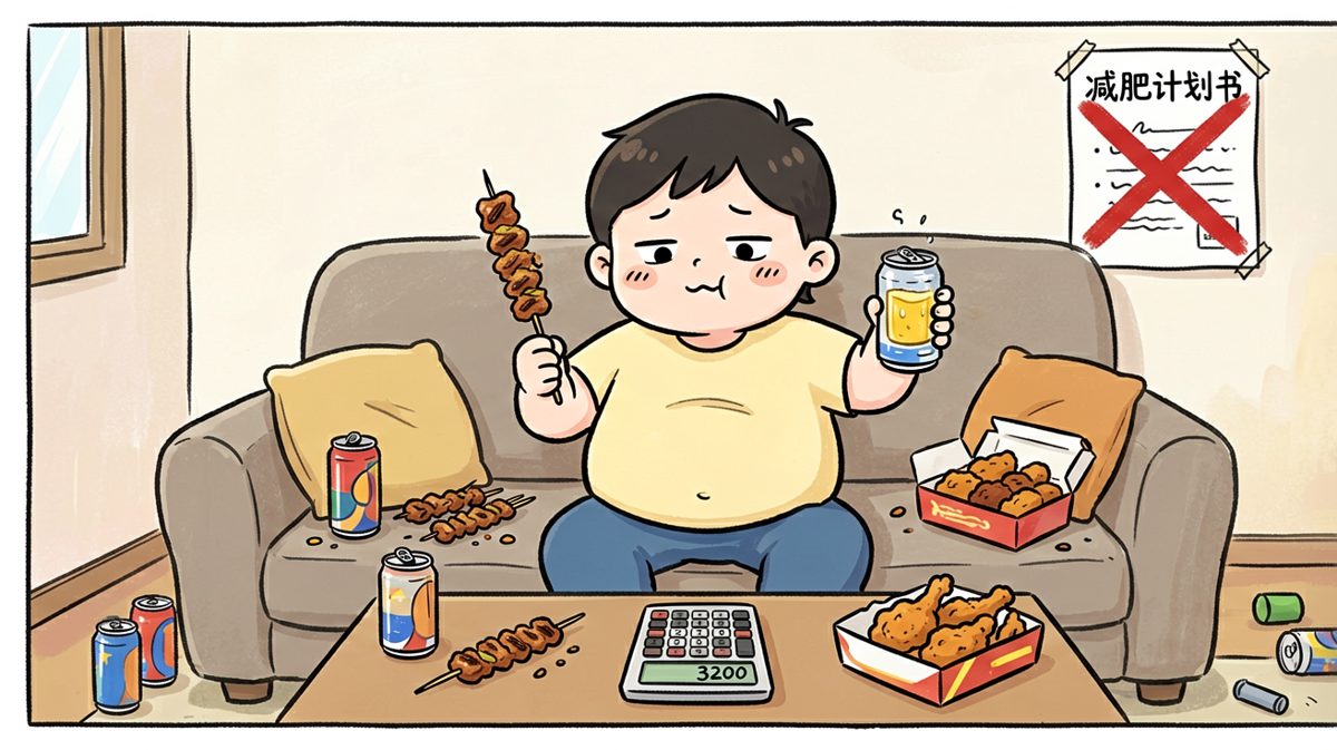 减肥？不存在的！先吃饱再说！