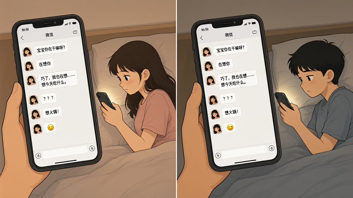 「在想你」到「想火锅」的秒变脸