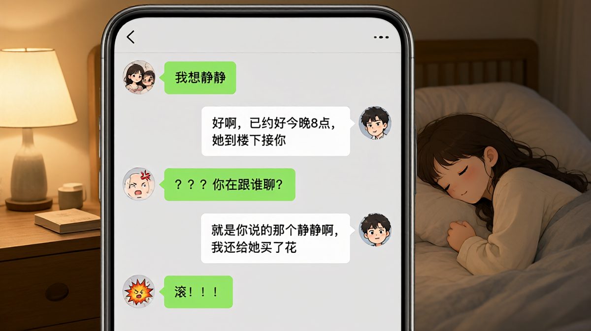 女生说想静静，男生就真的去找一个叫静静的女孩，反手被拉黑