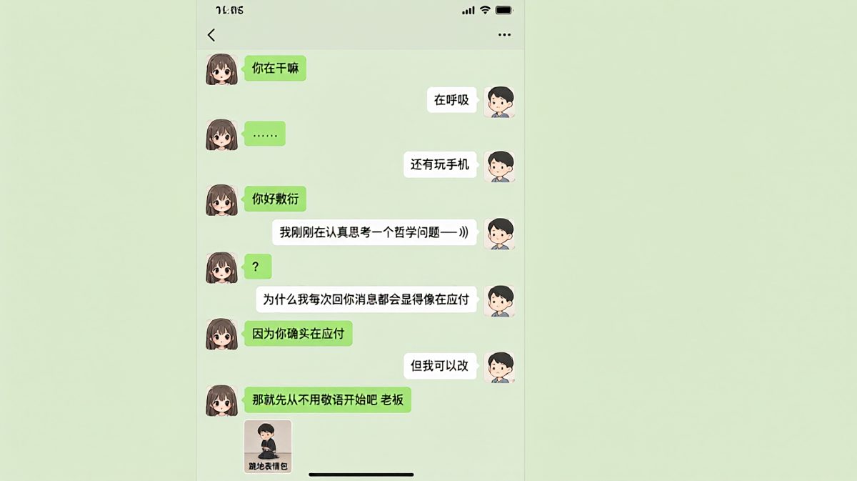 「老板」这个称呼让气氛瞬间逆转