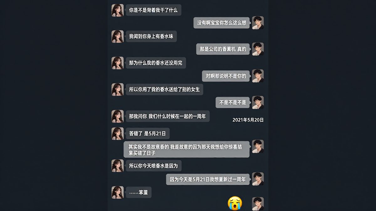 认错危机秒变表白现场