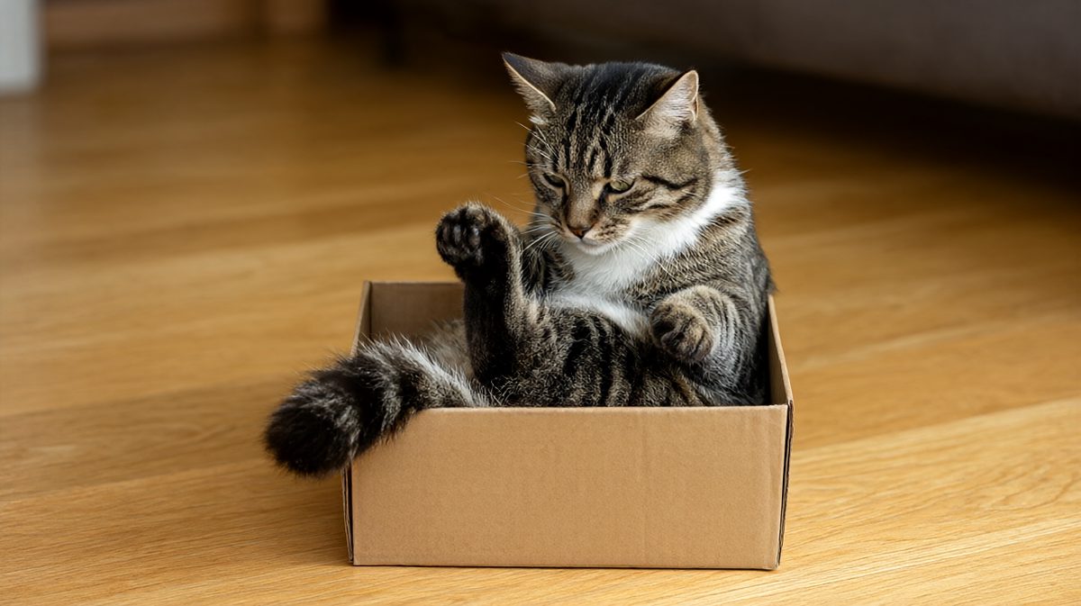 猫：只要我够努力，箱子就会变大的