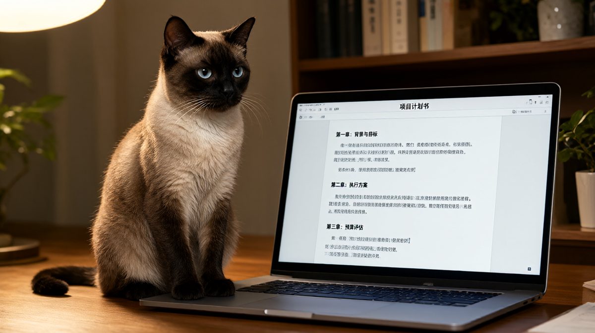 猫：这份报告你必须今晚完成