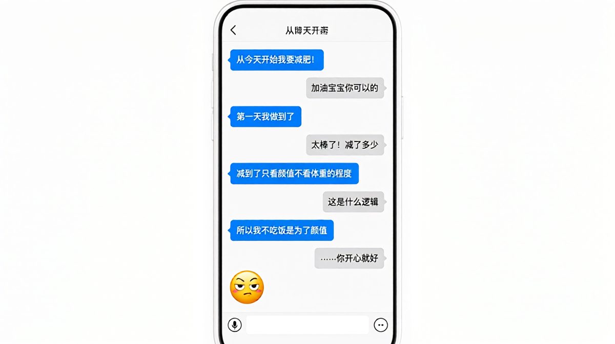 离谱减肥理论：不吃饭是为了颜值是认真的吗