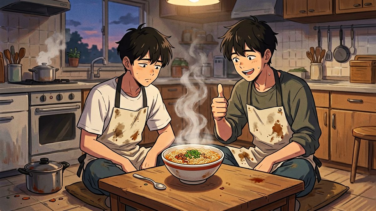 格子四：算了，泡面也不错
