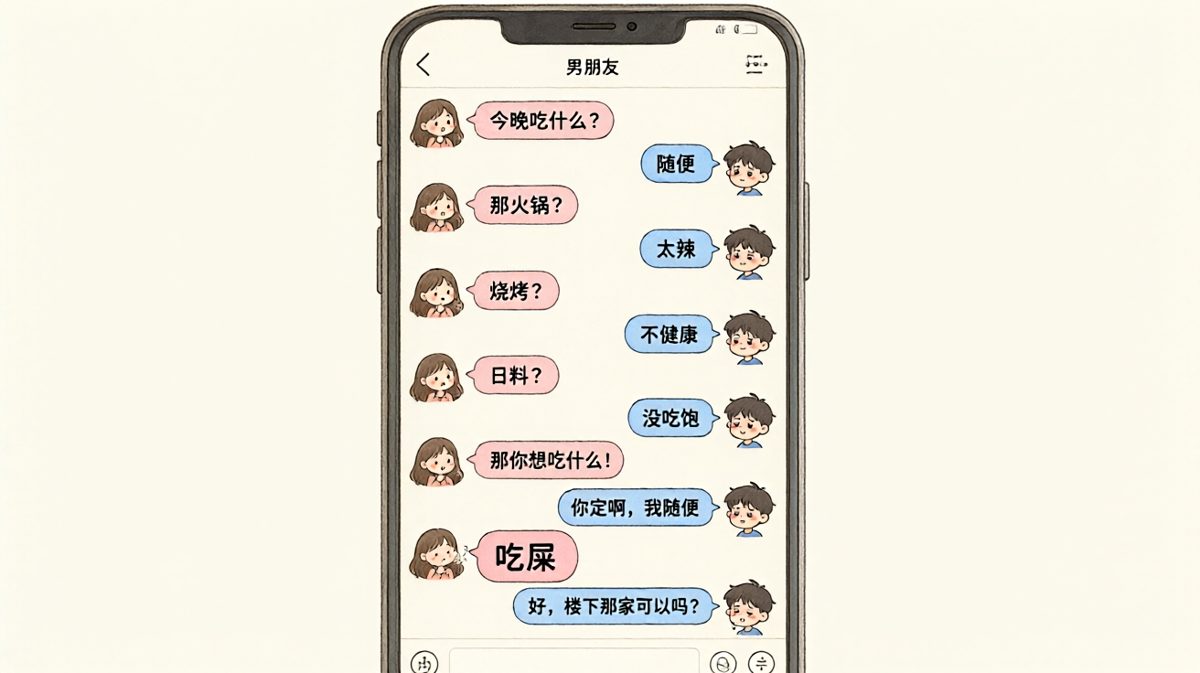 随便君的最终选择令人窒息，日常灵魂拷问反转。