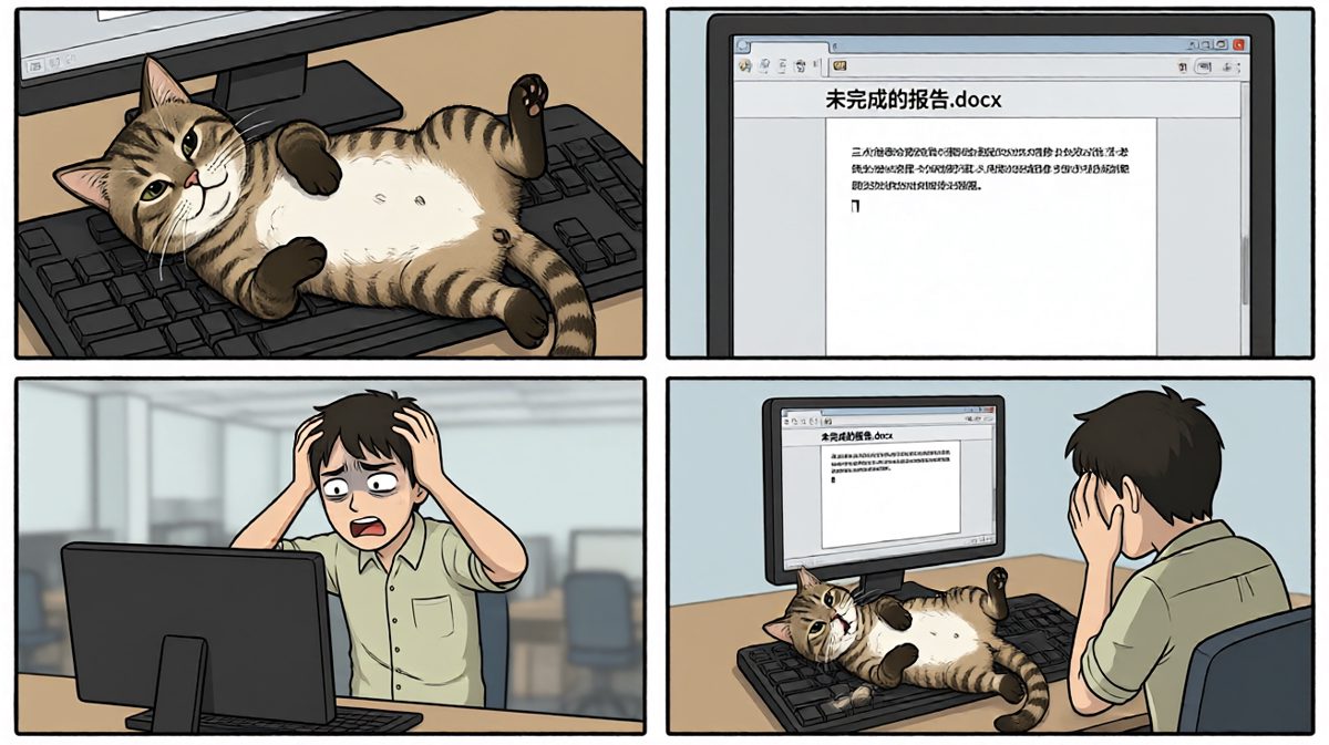 猫：你的工作就是陪本喵，不许拒绝