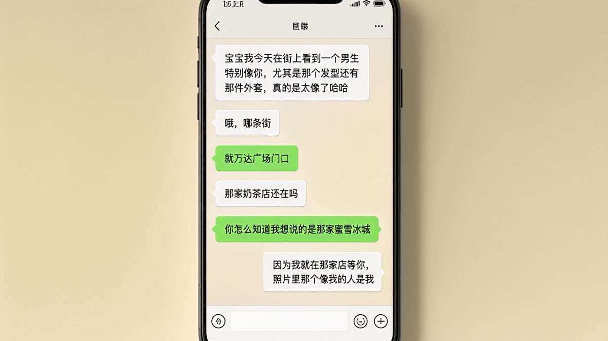 女友认错人还强行圆场，男友暗中观察逗她玩