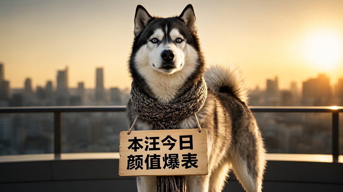 哈士奇：本汪今天的气质，你们高攀不起。