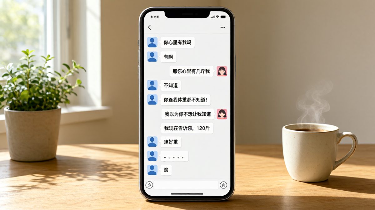 体重陷阱：120斤的回答让男生当场去世