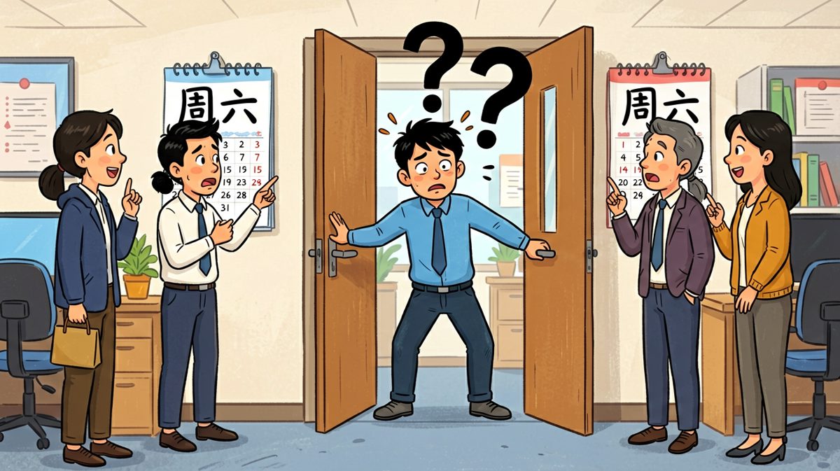 等等……今天不是周六吗？！