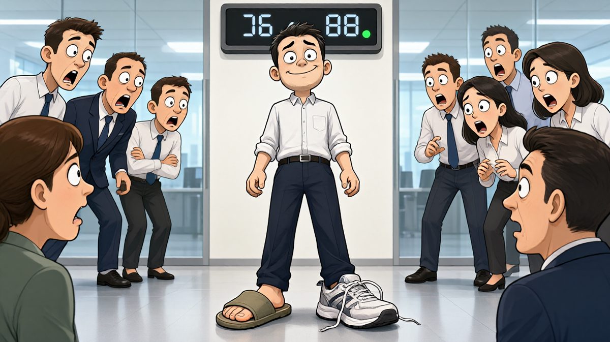 到公司才发现——社死现场