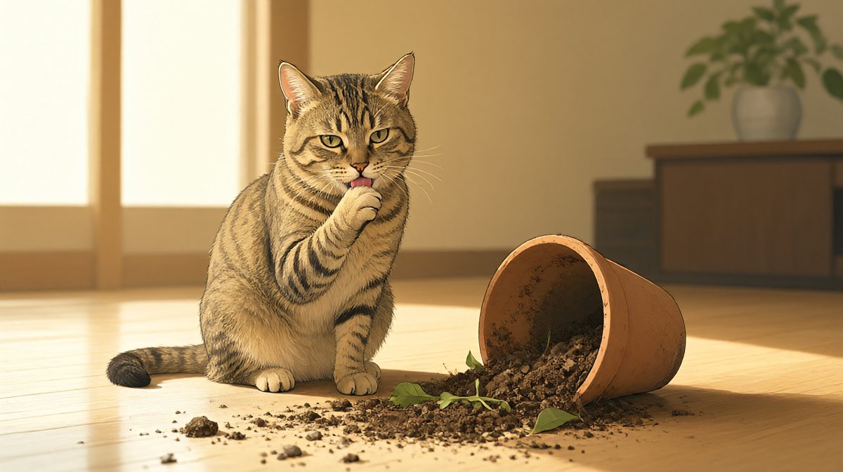 狸花猫：这盆花先动的手，我不过是在自卫