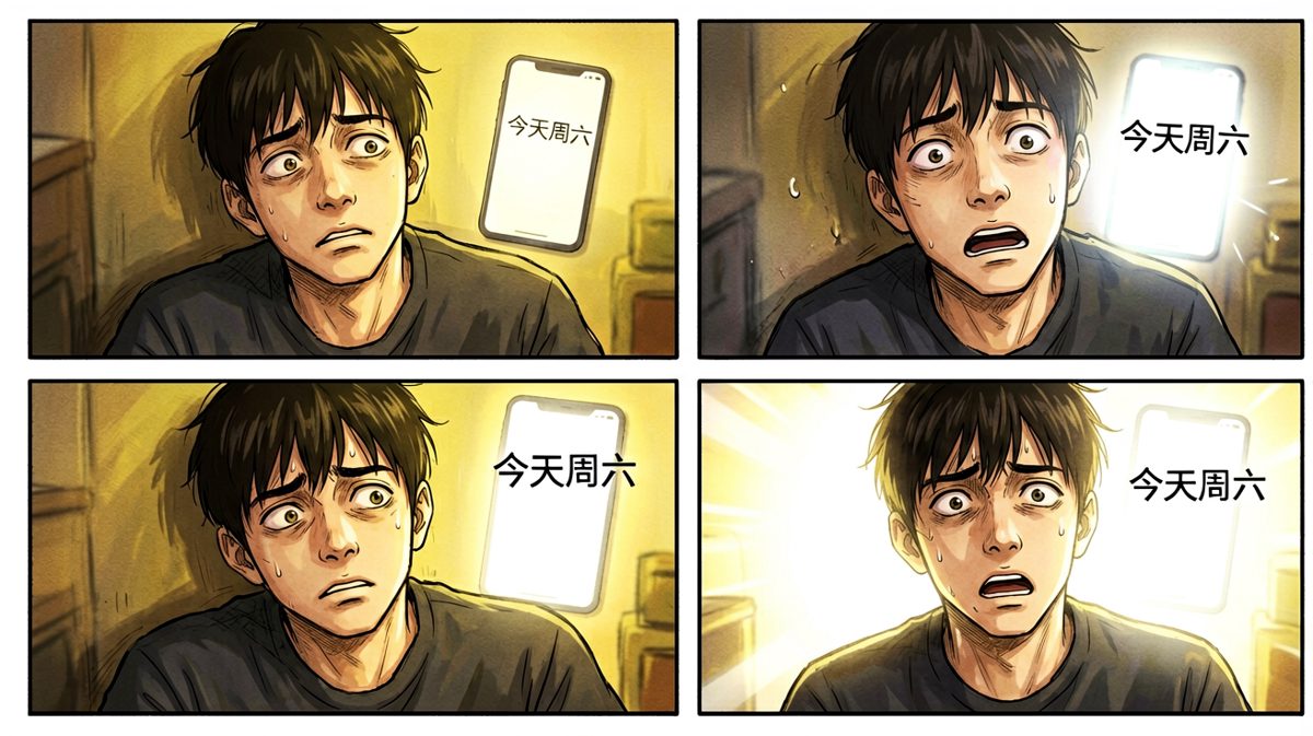 等等……今天是周六？！