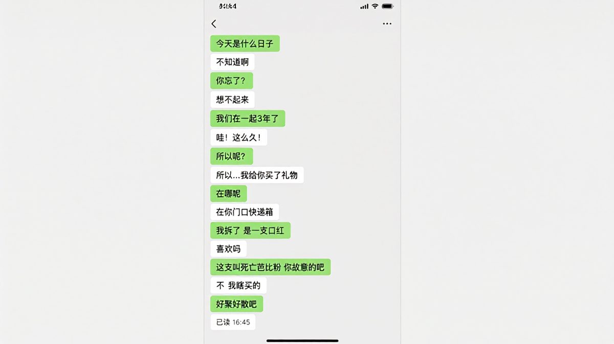 男生乱买口红引发分手危机，实为瞎选礼物