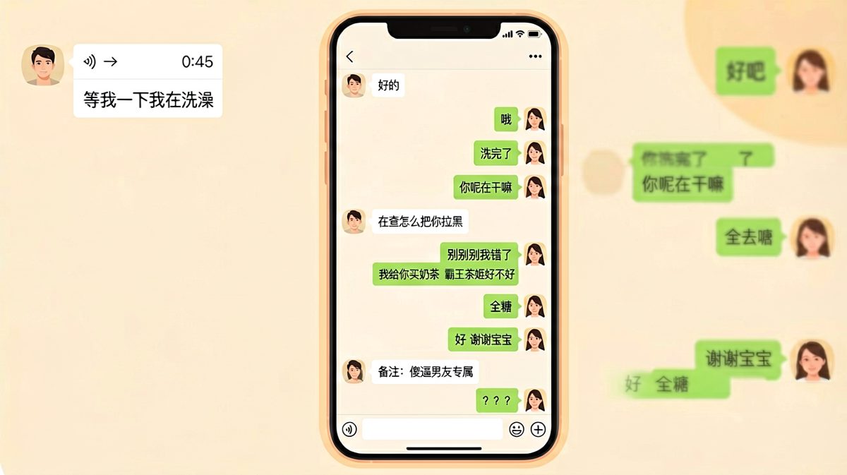 洗澡30分钟，回头已被拉黑边缘试探