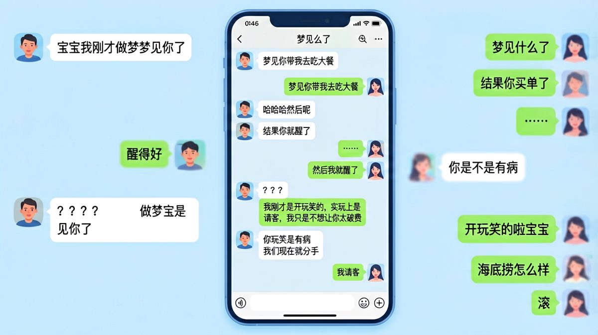 做梦请客反被骂，求生欲全程掉线