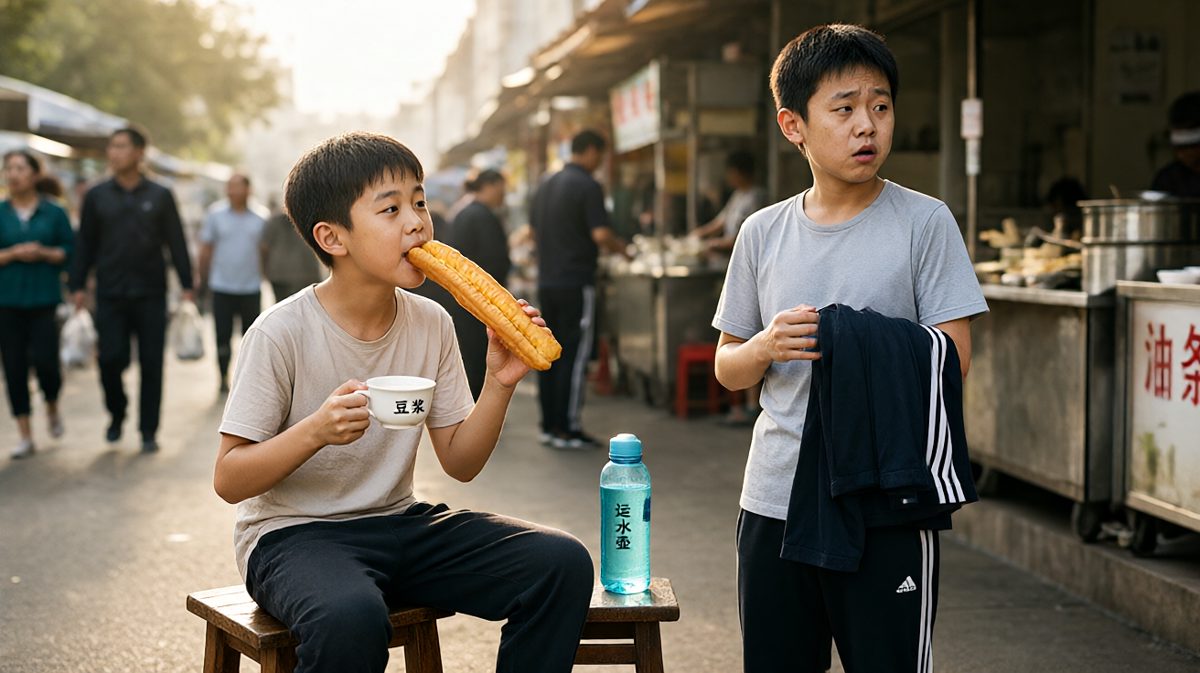跑步？明天一定！今天先吃饱再说。