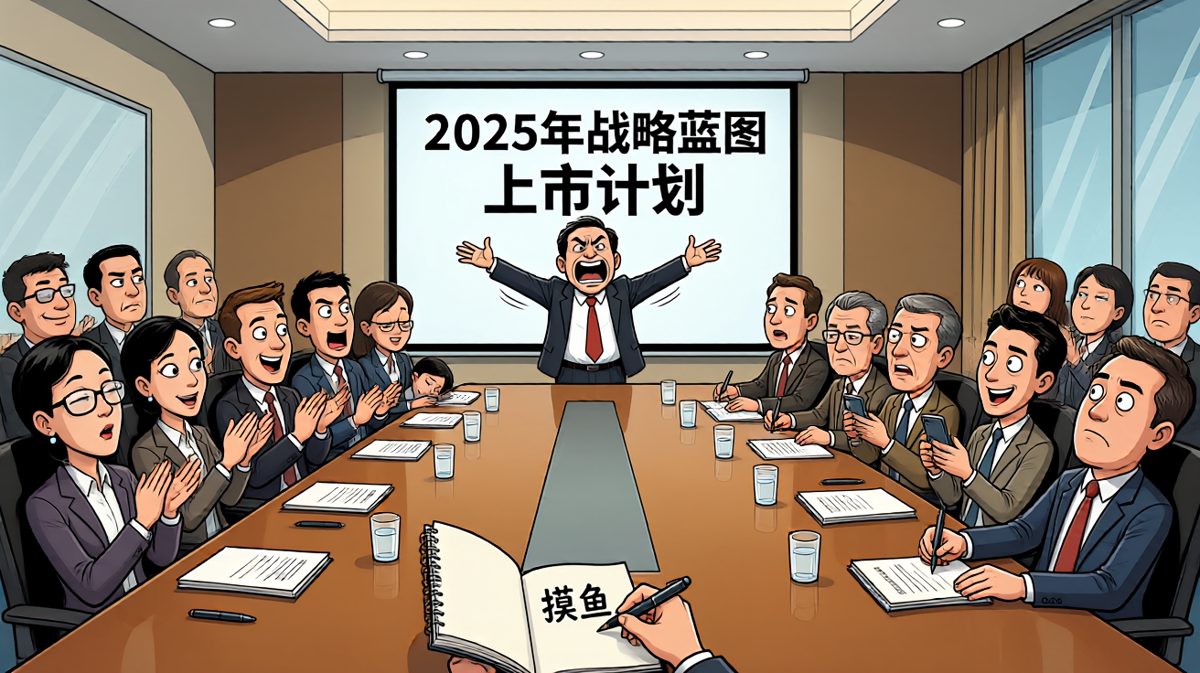 老板：明年我们一定上市！——员工小声嘀咕：上市之前我先离职。