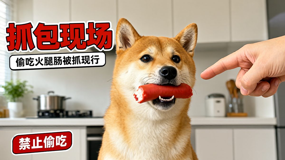赃物还在嘴边，但它坚信只要自己不承认，这件事就没发生过。