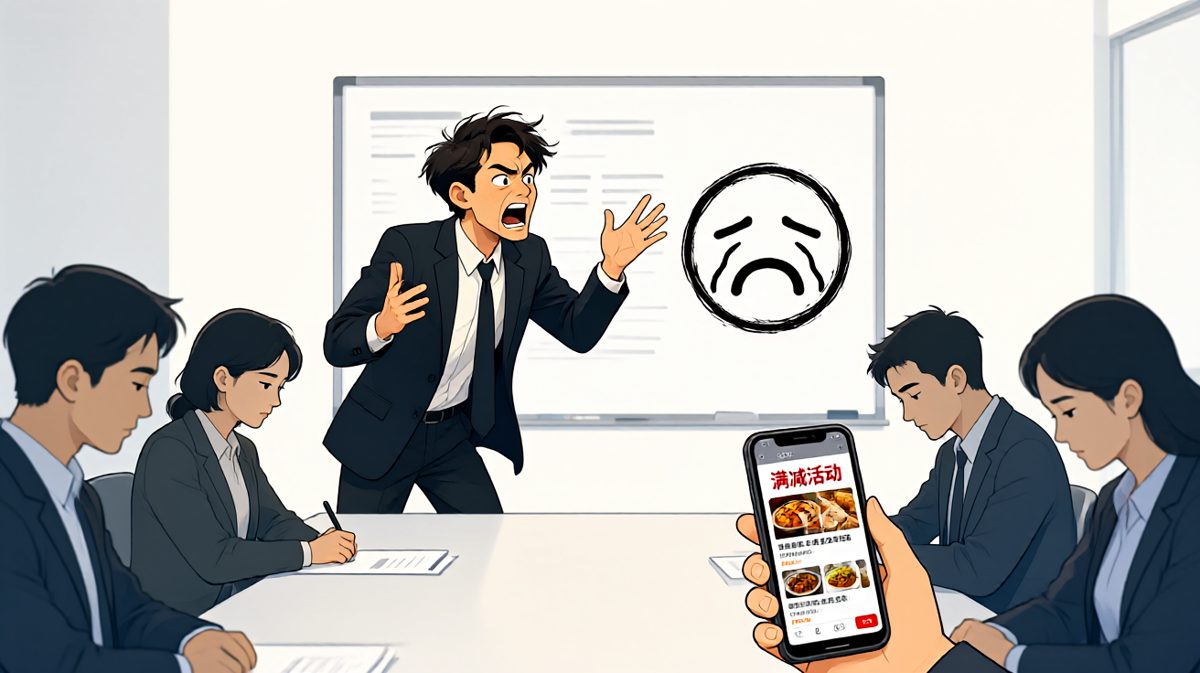 周三：我在上面讲梦想，他们在下面算满减