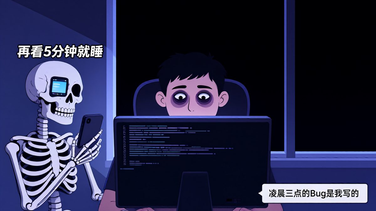 熬夜的人都有光明的未来——才怪。