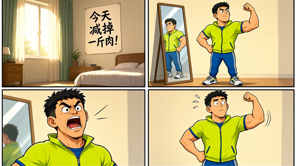 第一格：雄心壮志开启减肥第一天