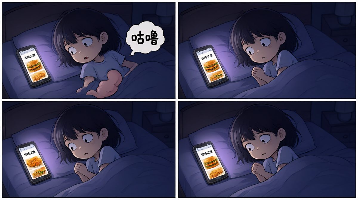 深夜饿得睡不着，减肥大计摇摇欲坠