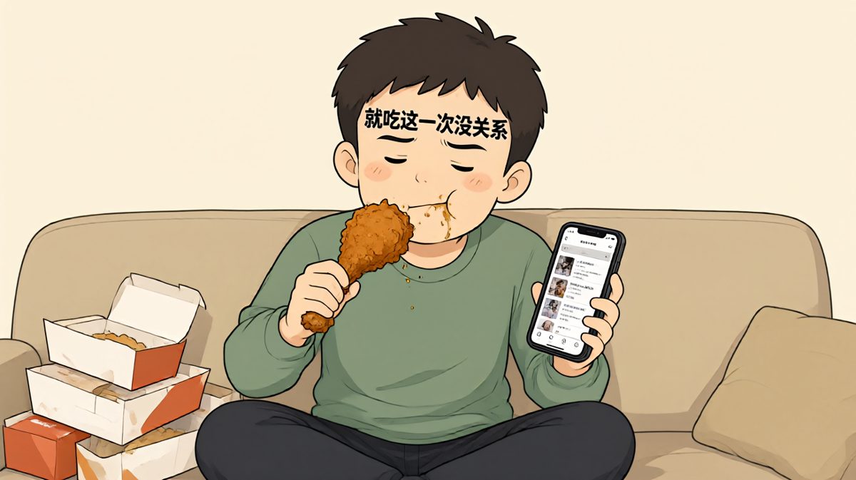 就吃一口，明天再减，自我催眠满分