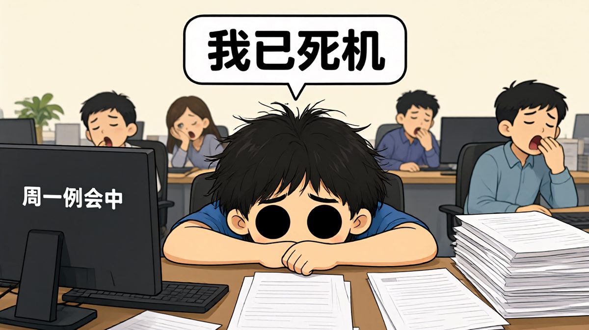 周一早会：人在心已不在