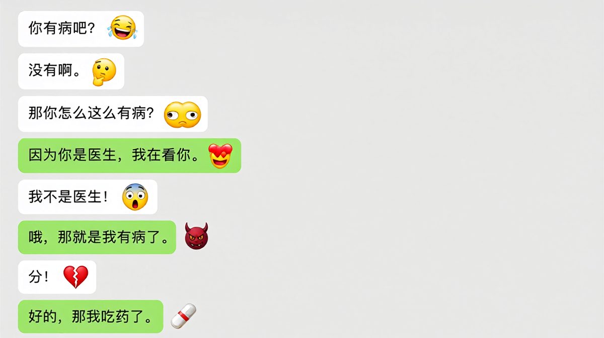 终极逻辑鬼才：被甩了还在关心吃药