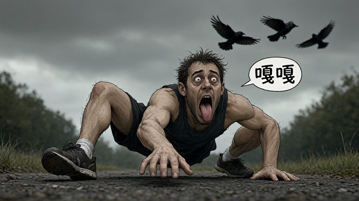 跑到一半灵魂出窍了