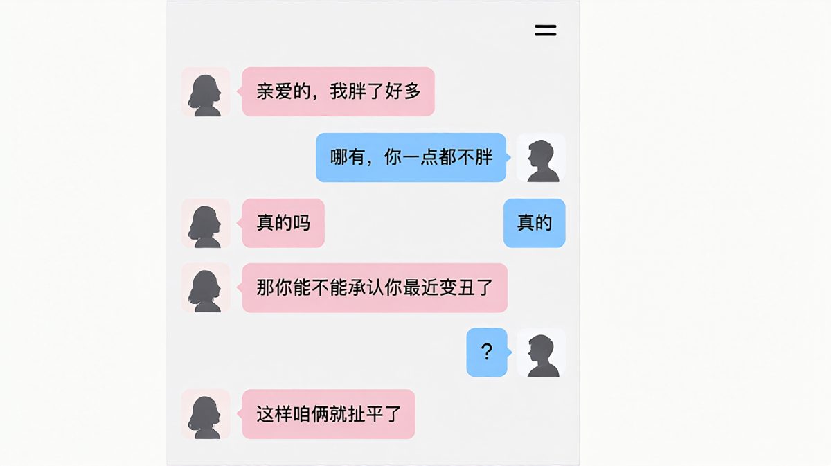 这波反向操作让男生无言以对