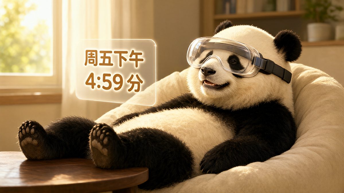 周五下班前最后一分钟，爽翻天