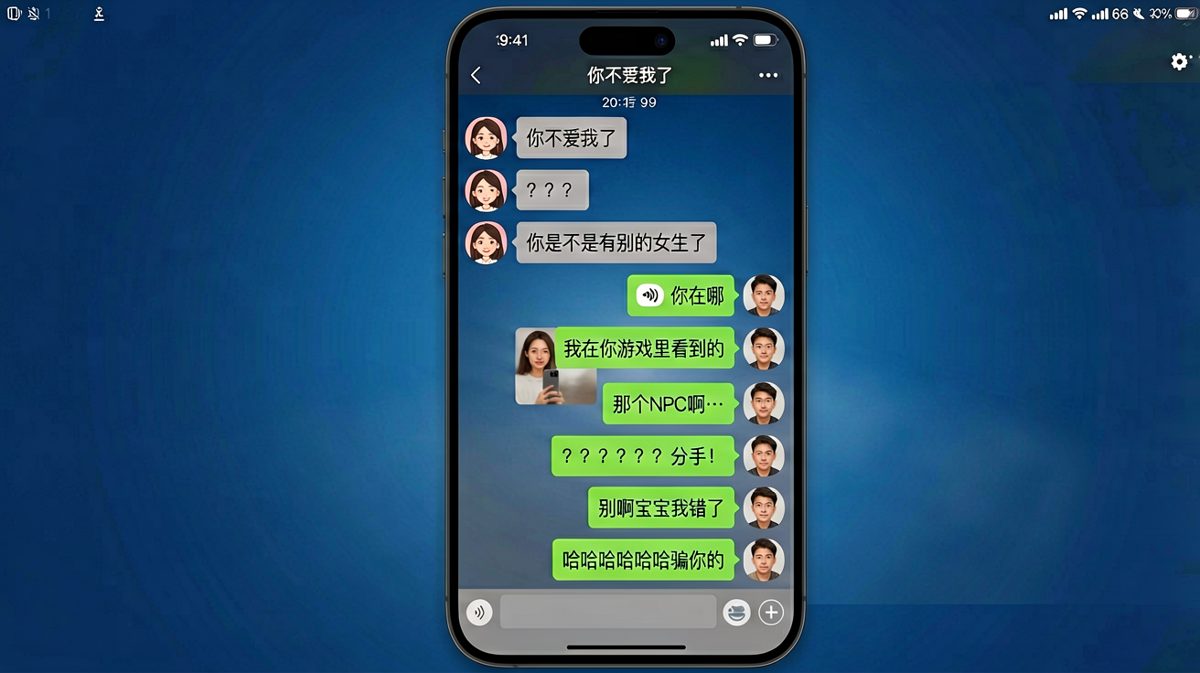 假闹分手实则吃醋，反转笑喷的经典开场白