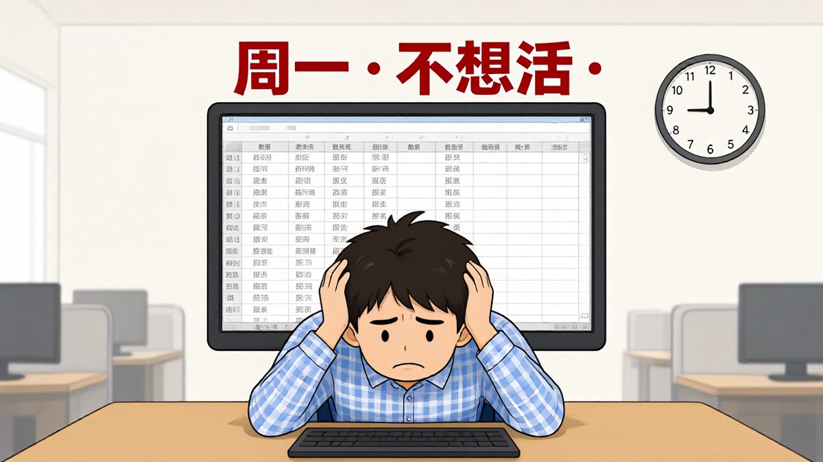 周一早上的我，灵魂已离线