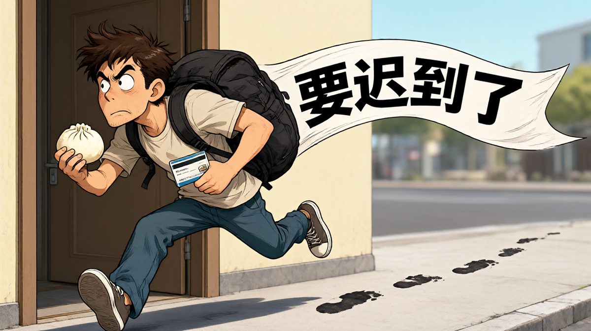 以百米冲刺的速度奔向车站