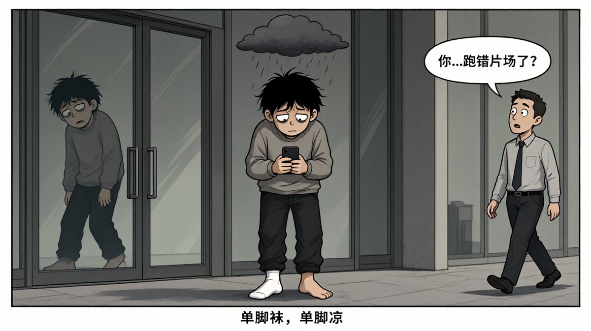 最惨的不是迟到，是还没出门就发现拖鞋忘穿了