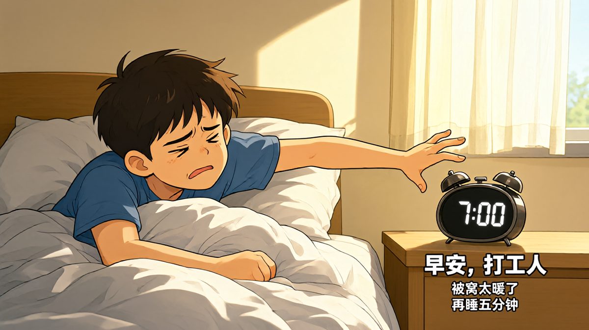 闹钟响起，战斗开始