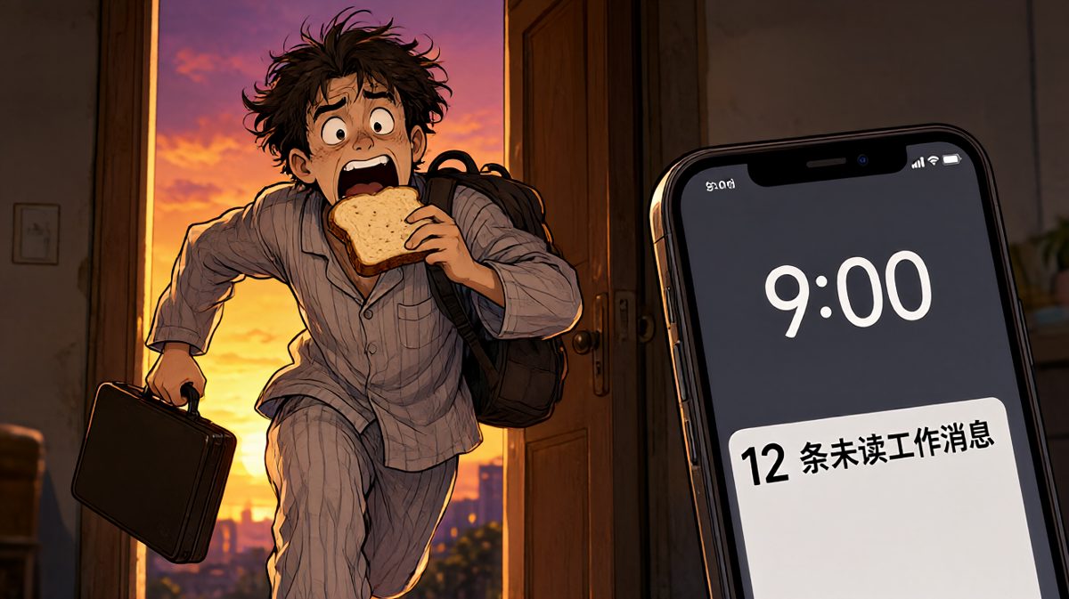 完了！今天周一啊！！！