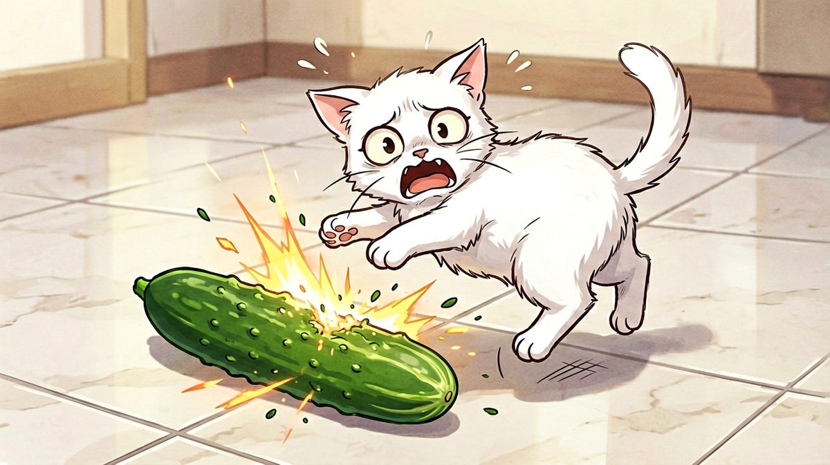 「这根绿色怪物到底是谁？！」猫主子的终极噩梦