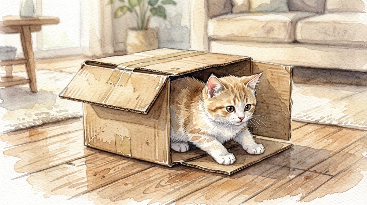 猫：只要我够努力，盒子就会变大！