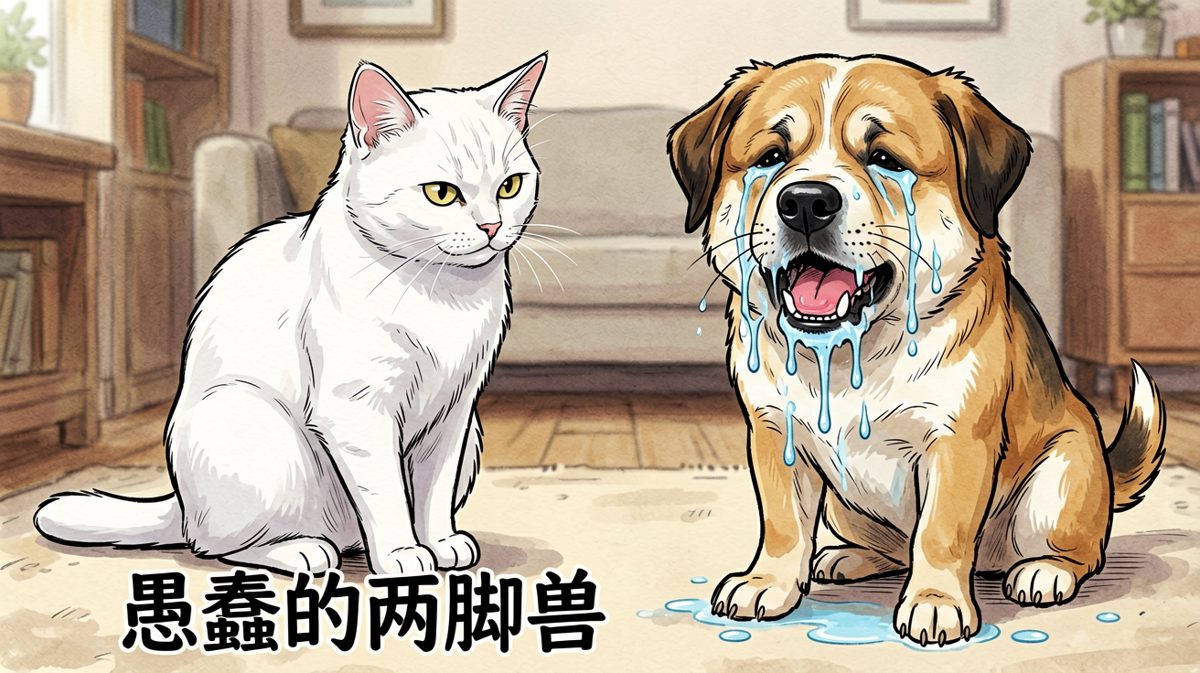 猫咪：这就是我们收养的傻儿子吗？真是丢猫脸