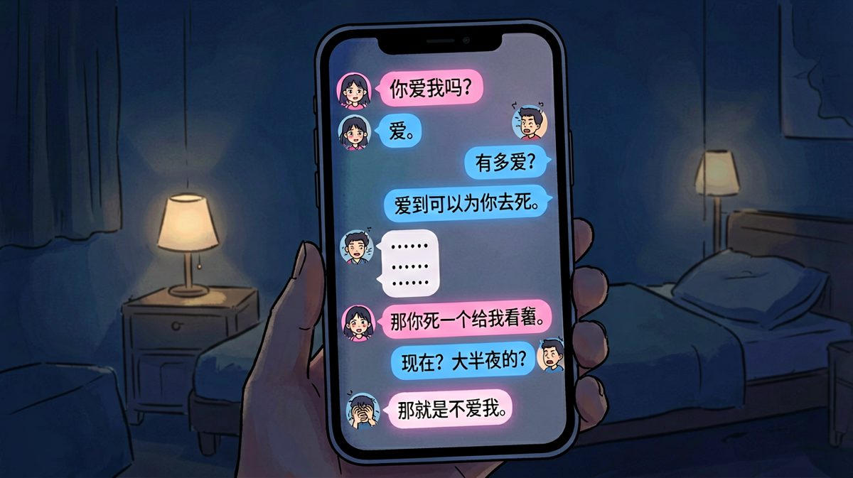 「爱到可以为你去死」的最终测试