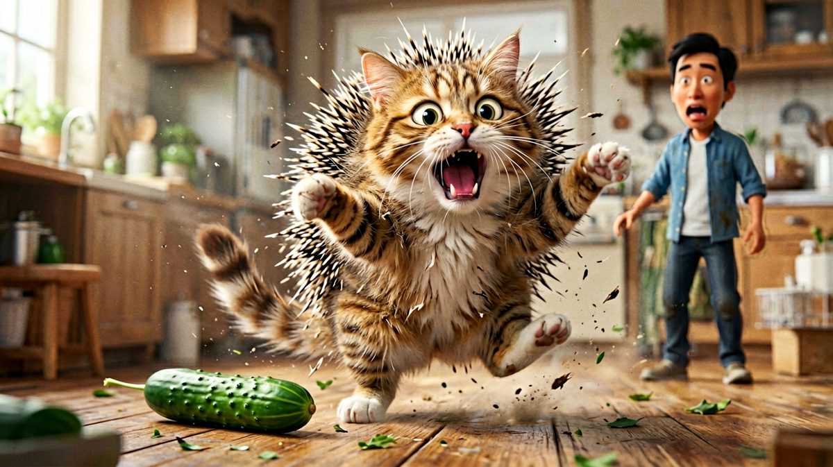 猫咪：这植物怎么自己长在地上了？！