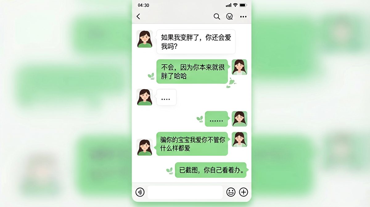 送命题秒变翻车现场，截图是最强的武器